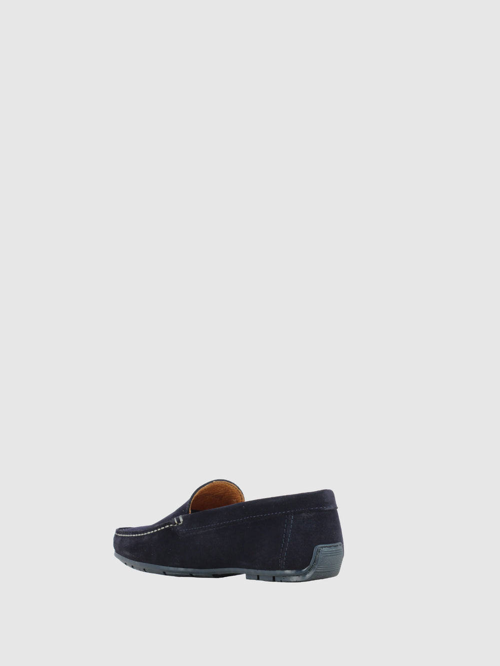 Sapatos com Ponta Redonda em Azul Marinho