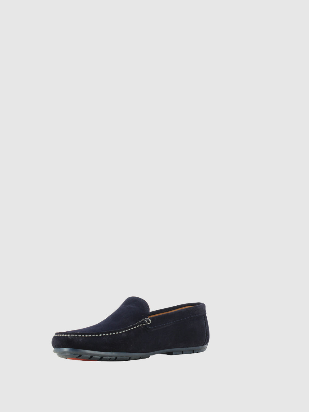 Sapatos com Ponta Redonda em Azul Marinho