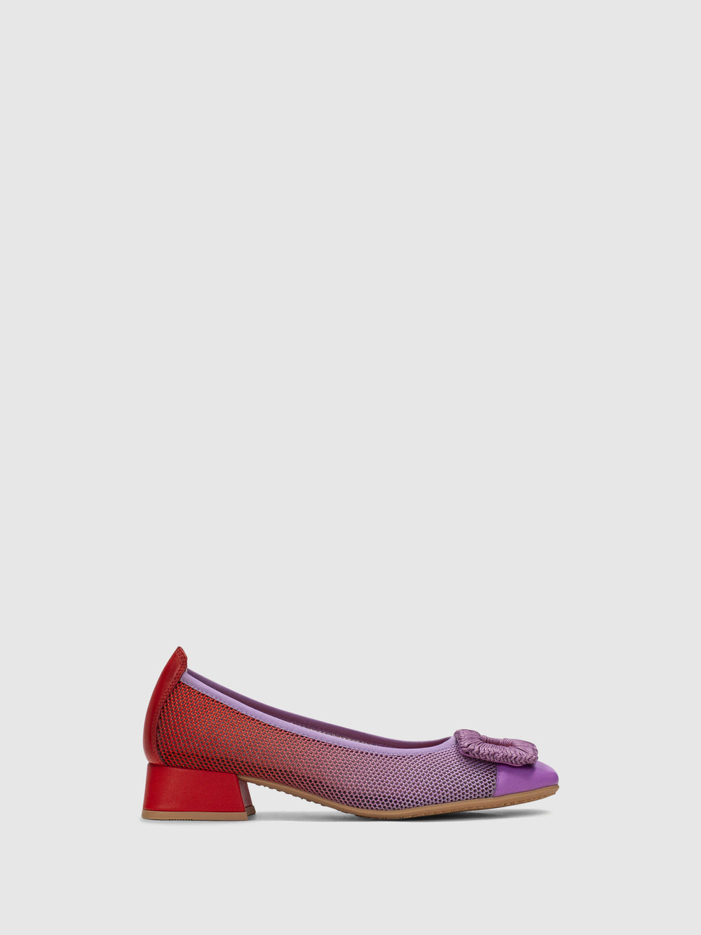 Sapatos com Apliques em Violeta