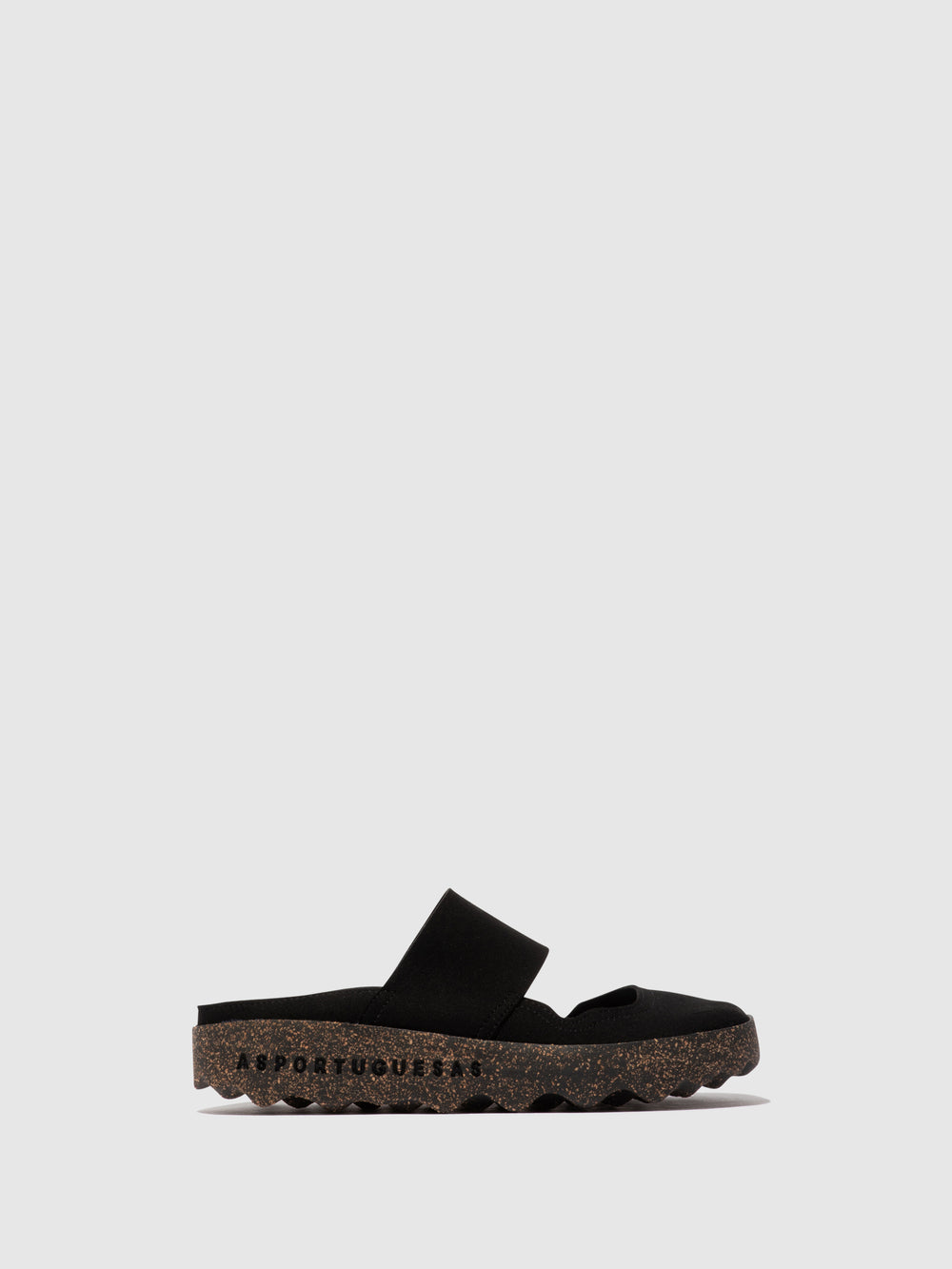 Mules Slip-on em Preto