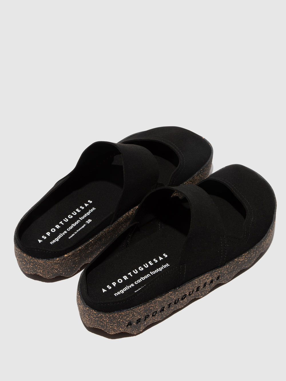 Mules Slip-on em Preto