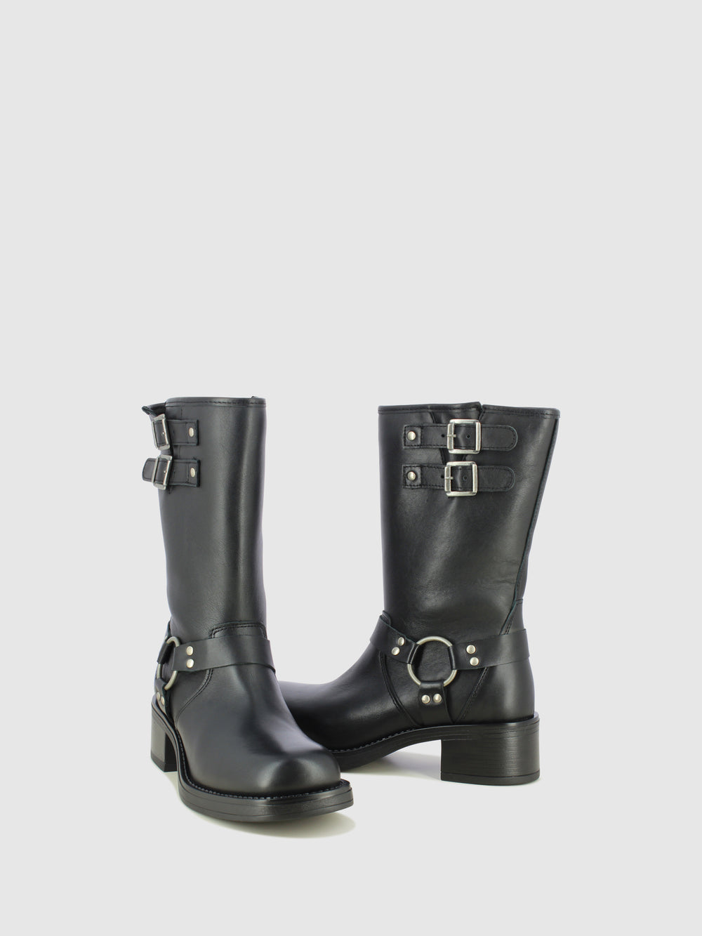 Botas Biker em Preto