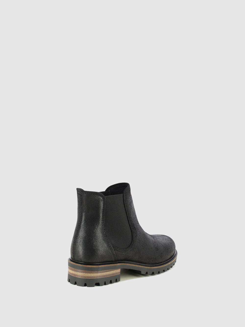 Botins Chelsea em Camurça Preta