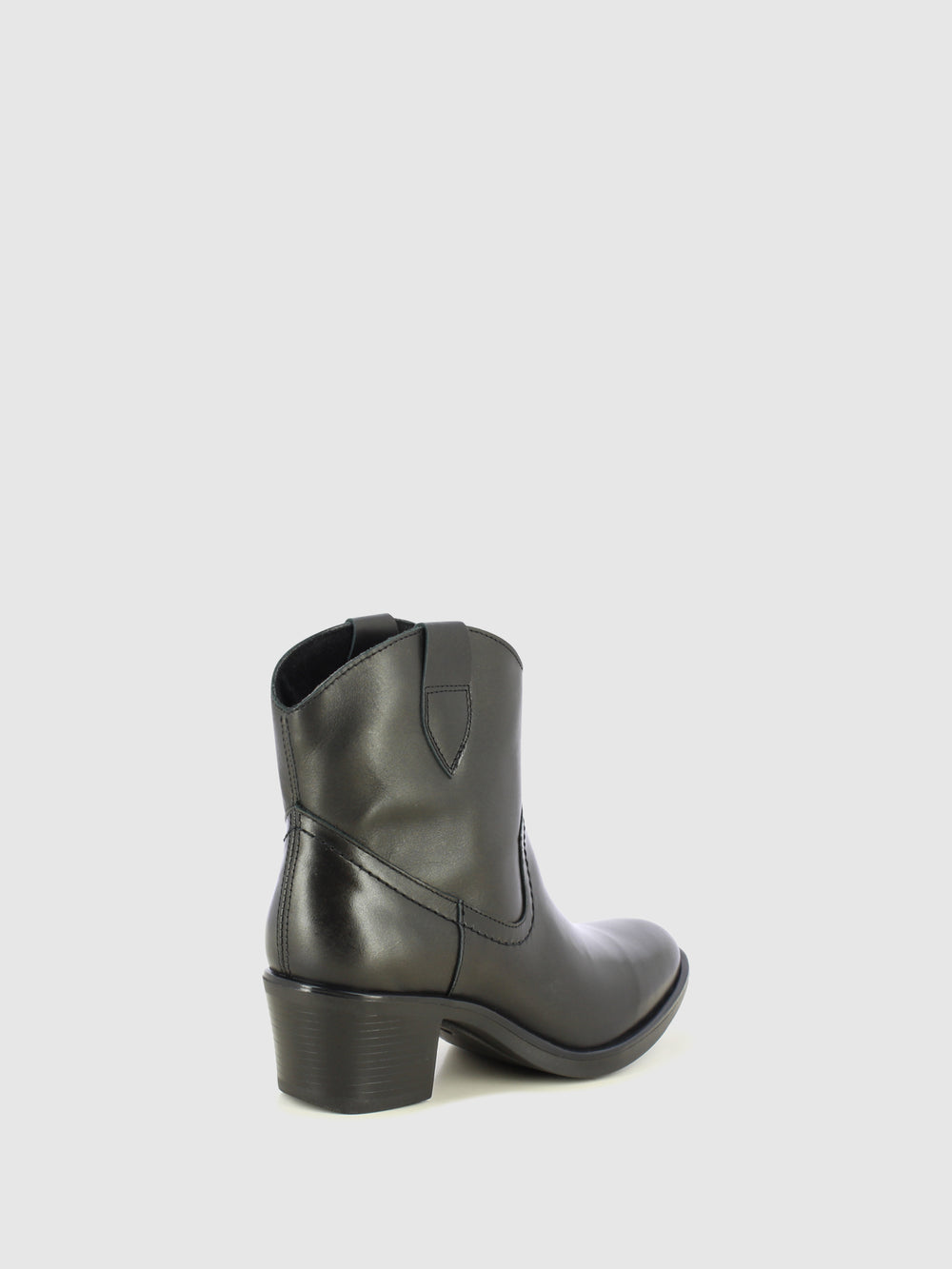 Botins Texanas em Pele Preta