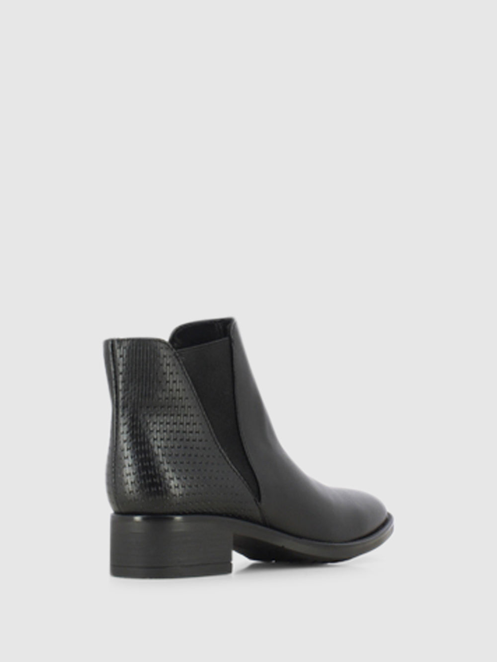 Botins Chelsea em Pele Preta