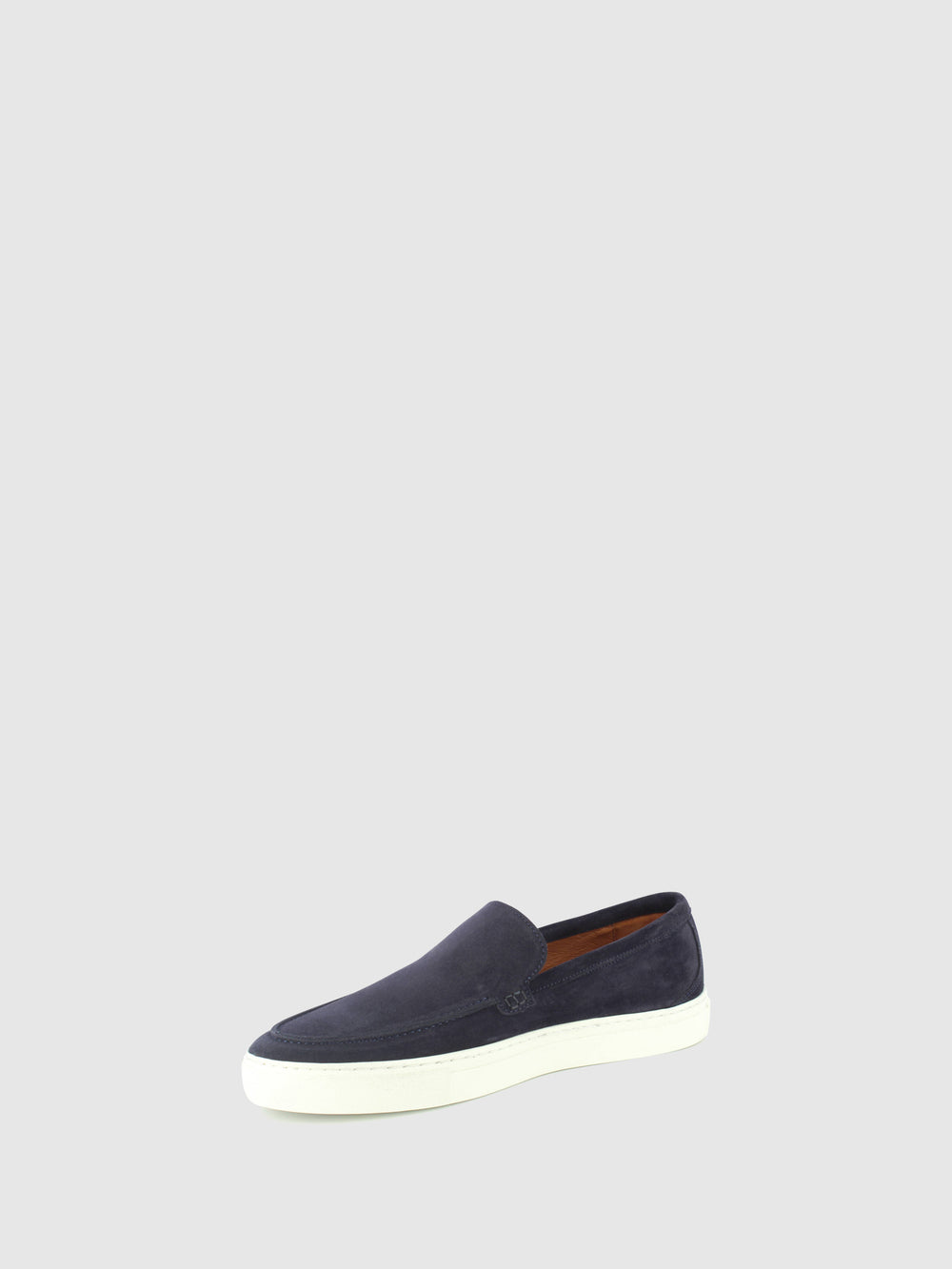Loafers Pontiagudas em Azul Marinho
