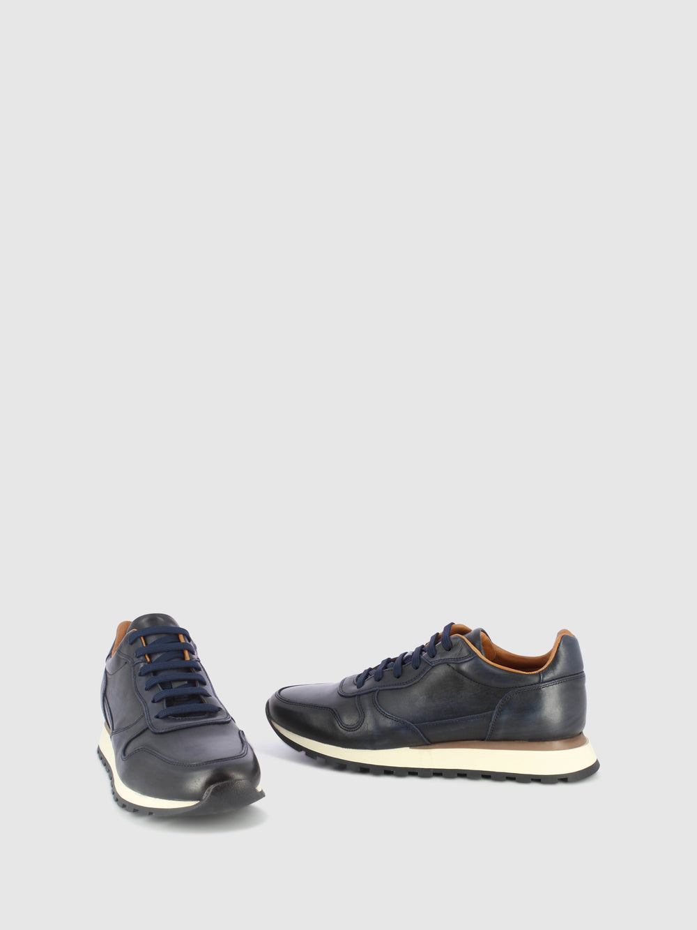 Sapatos com Atacadores em Azul Marinho