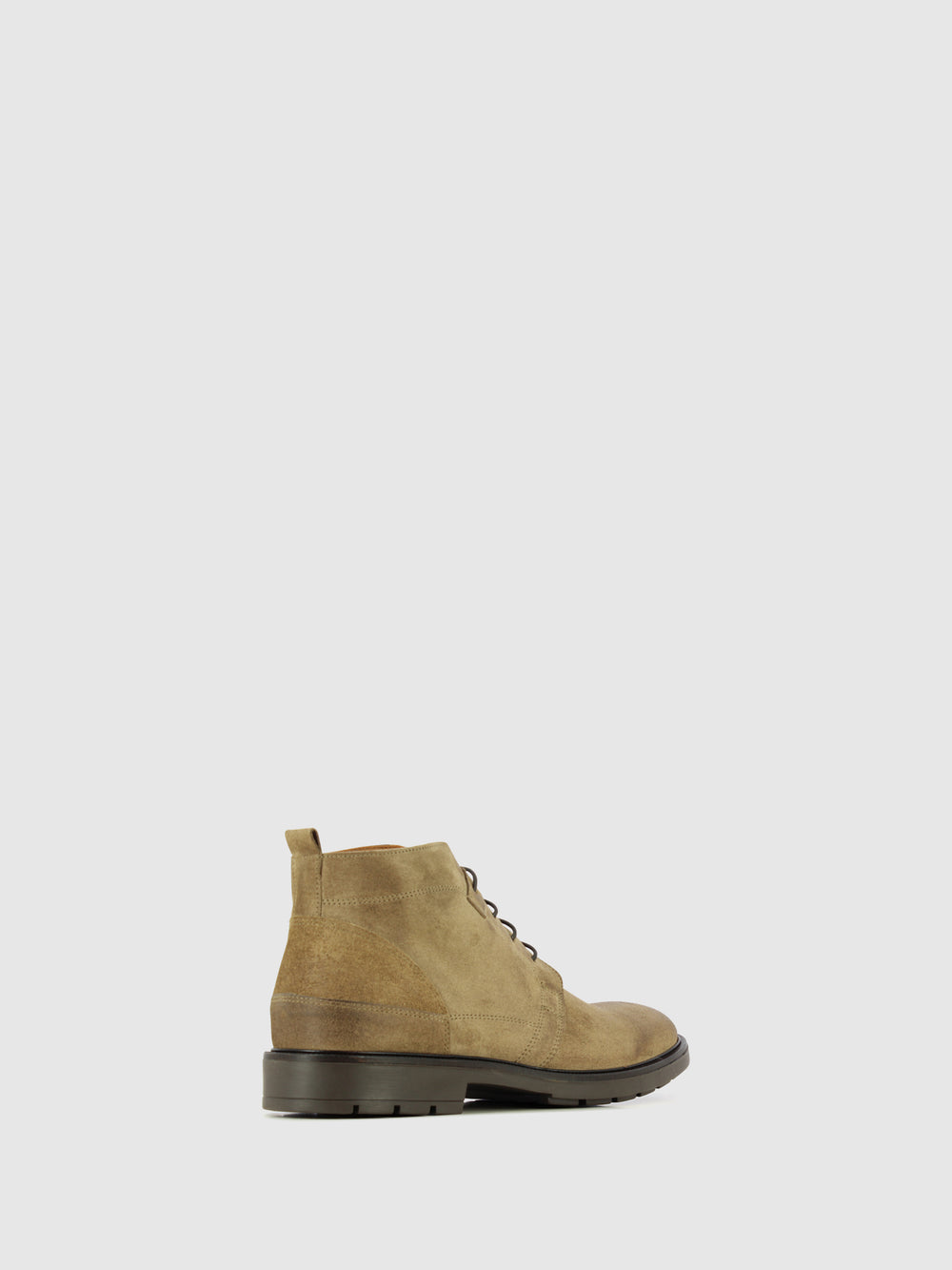 Botins com Atacadores em Taupe