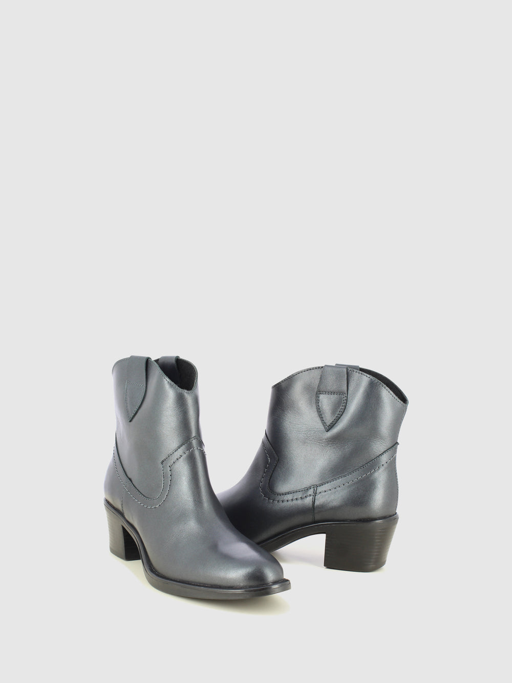Botins Texanas em Antracite