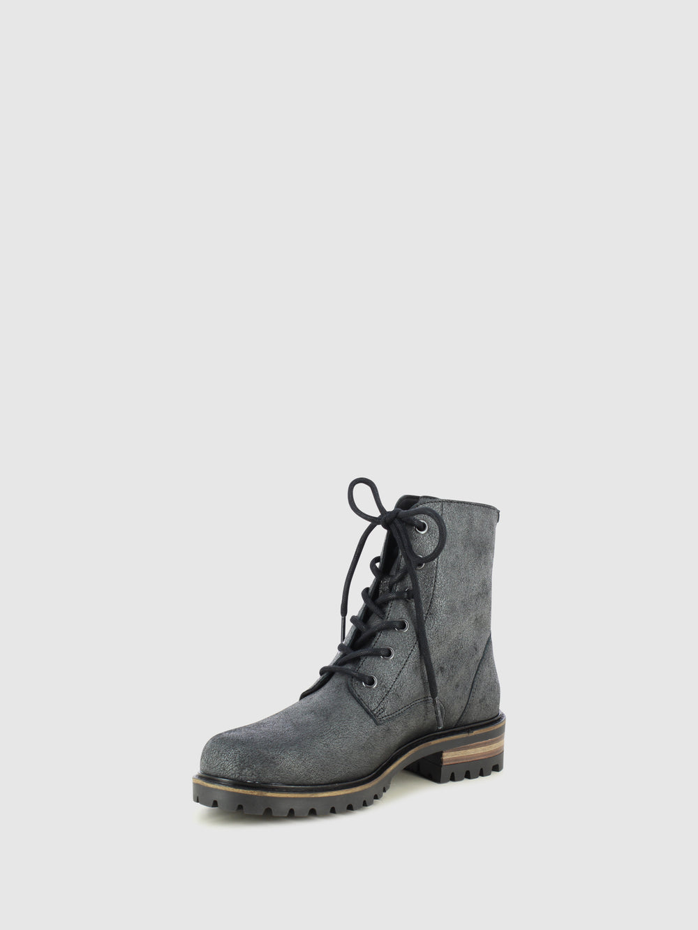 Botins com Atacadores em Antracite