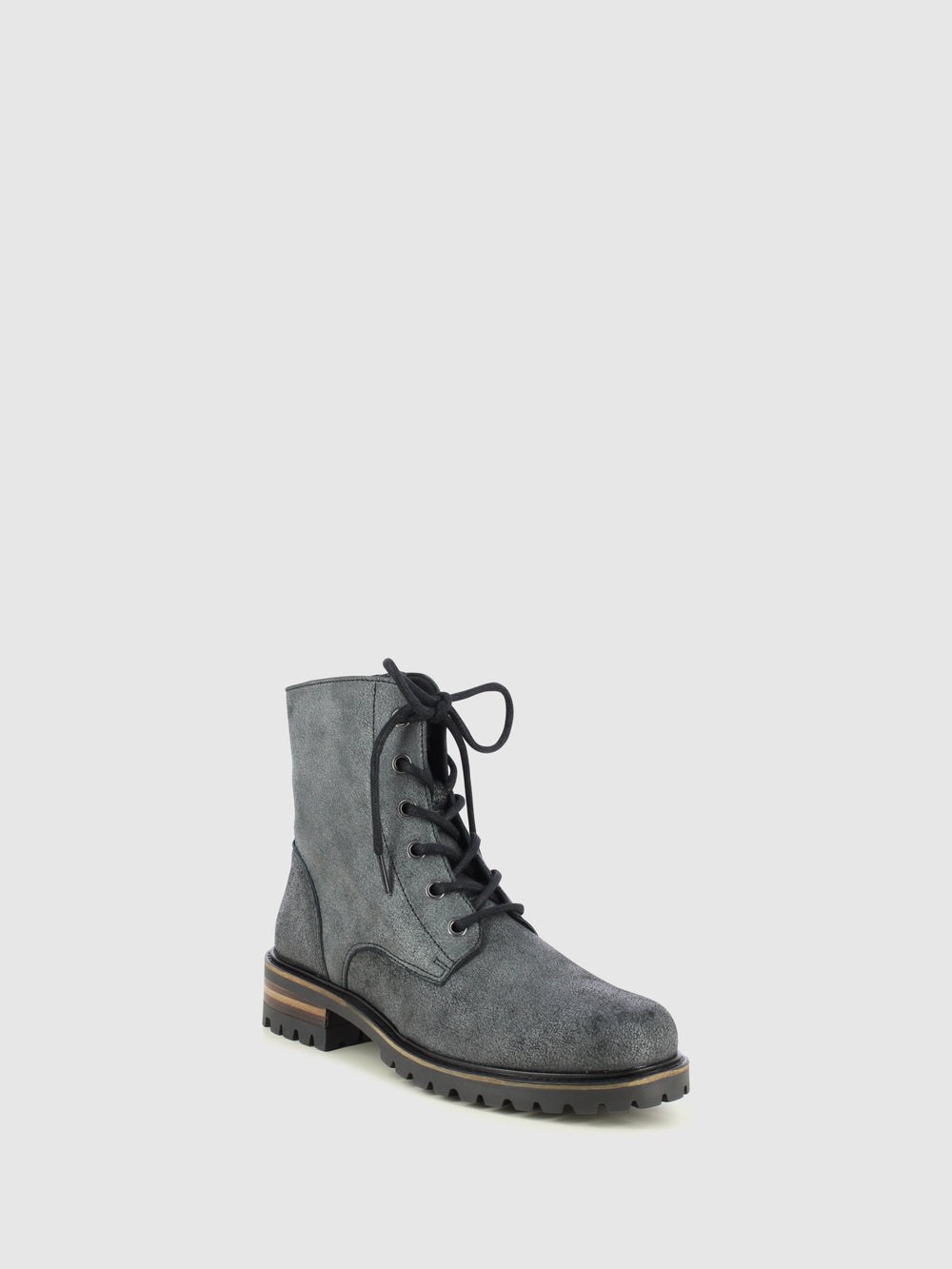 Botins com Atacadores em Antracite