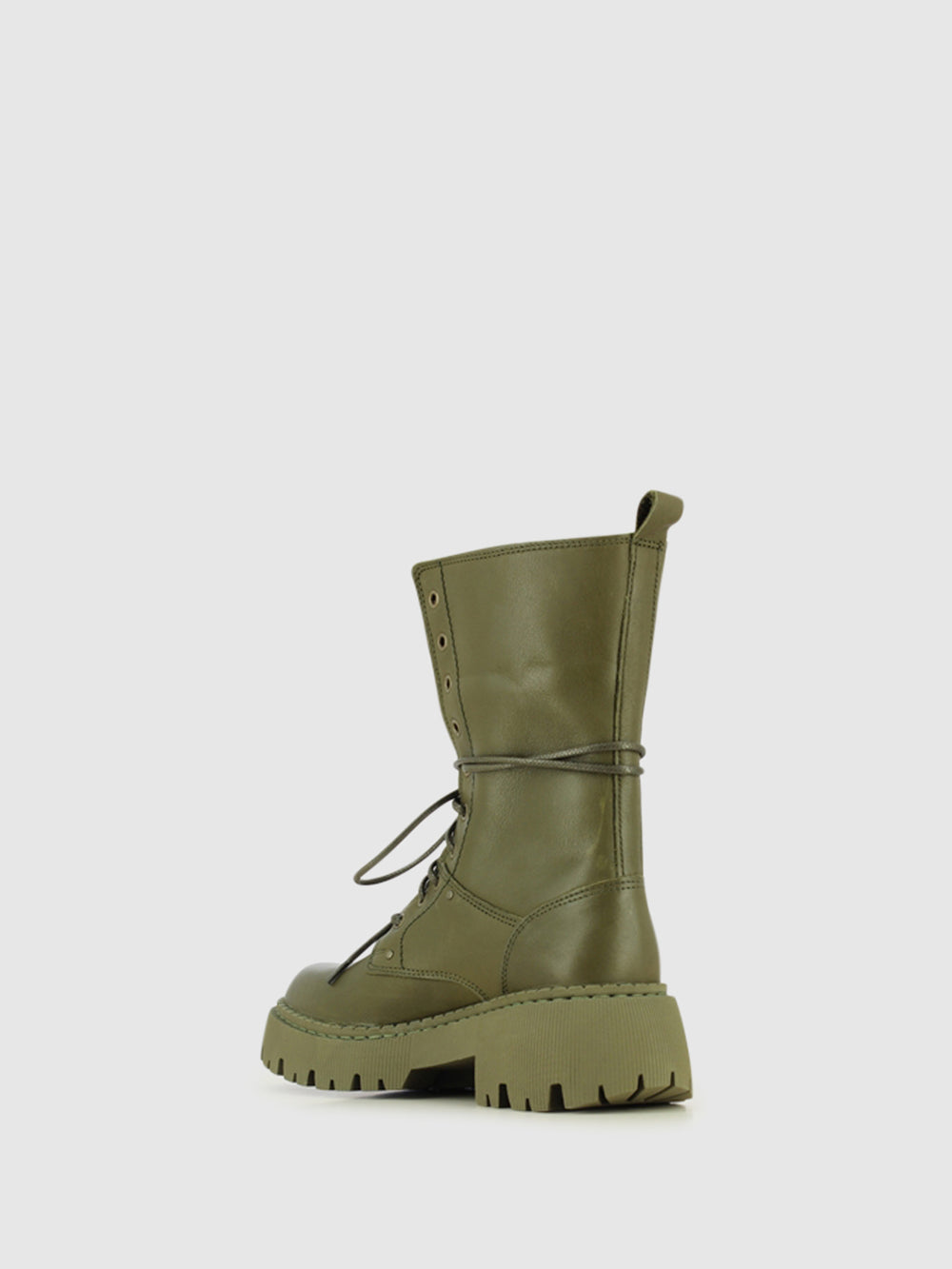 Botas com Atacadores em Khaki