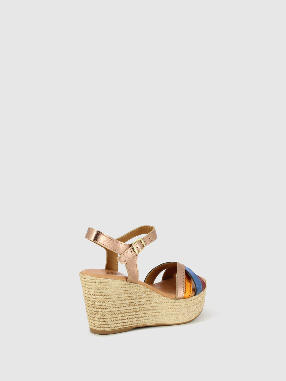 Sandálias de Cunha em Rosa