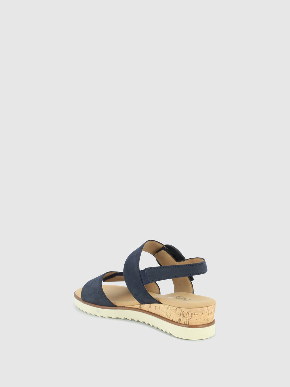 Sandálias com Velcro em Azul Marinho