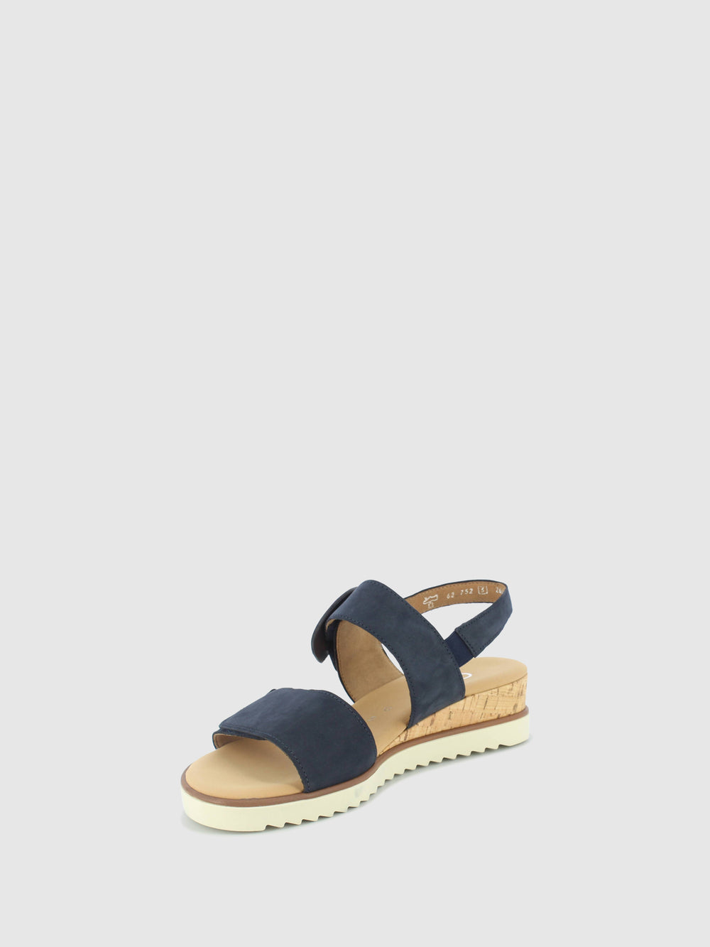 Sandálias com Velcro em Azul Marinho