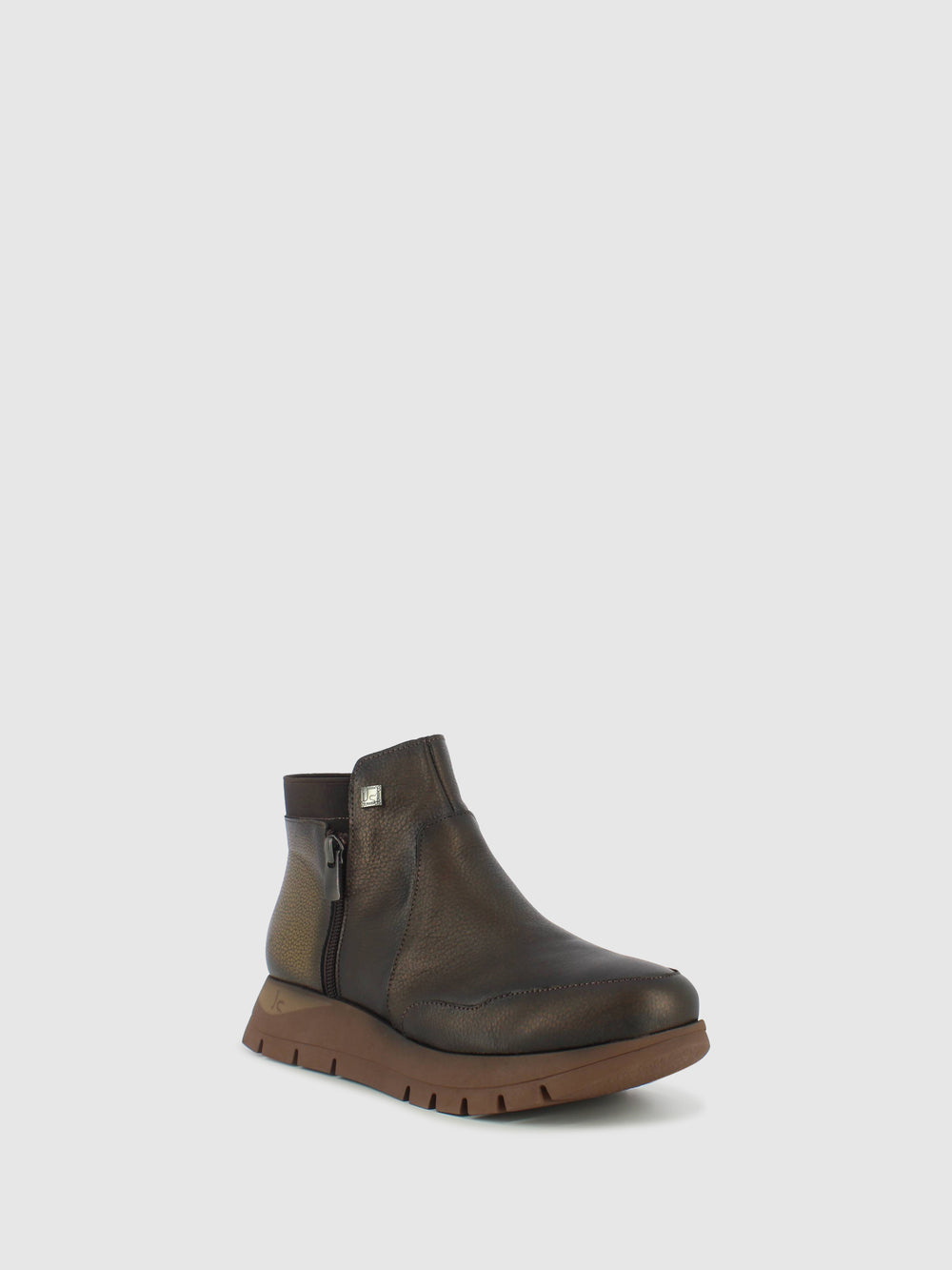 Botins com Fecho em Castanho