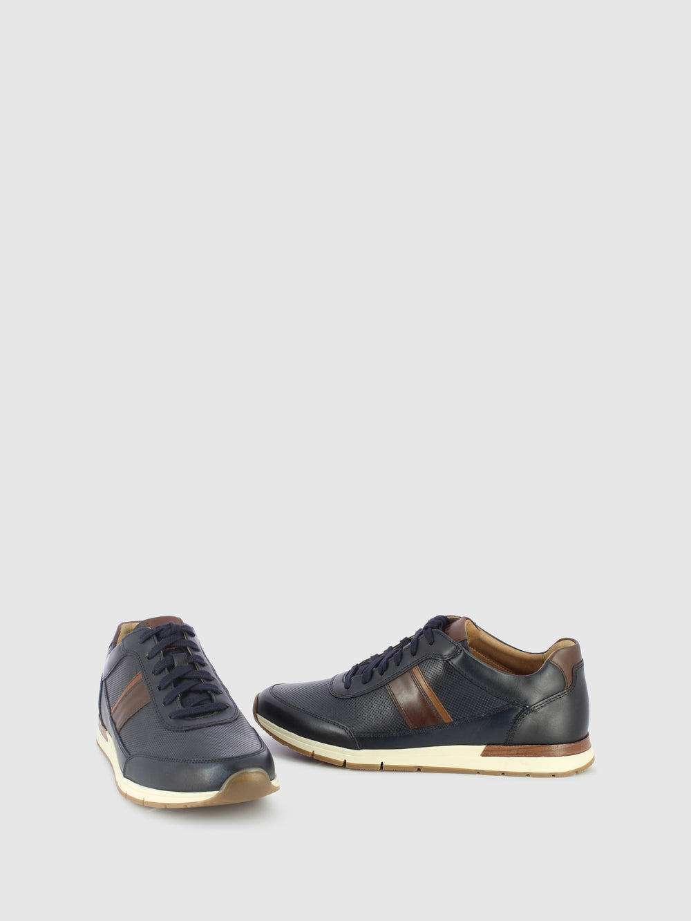 Sapatos com Atacadores em Azul Marinho