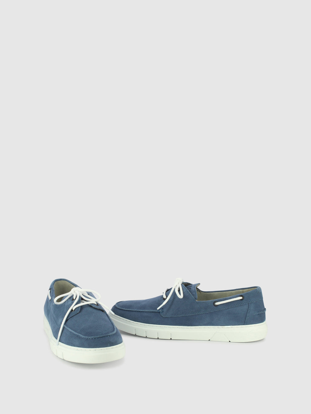Sapatos com Atacadores em Jeans