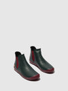 Botins Chelsea ITZI650SOF FOREST GREEN W/BORDEAUX ELASTIC