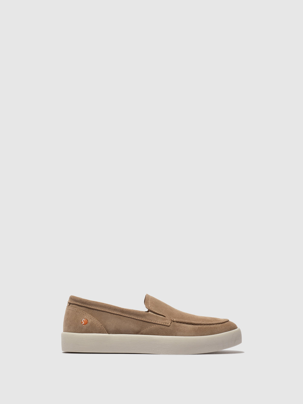 Sapatos Slip-on em Taupe