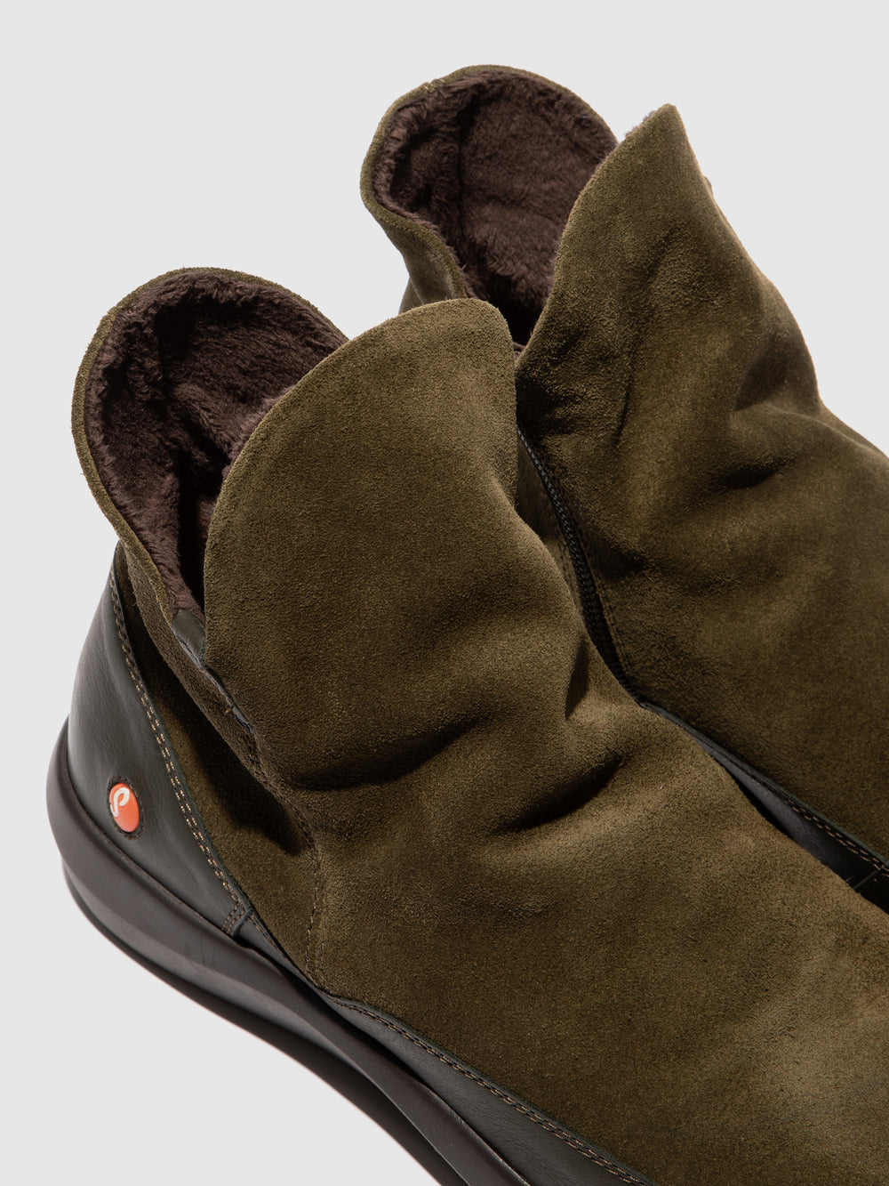 Botins com Fecho em Verde Tropa