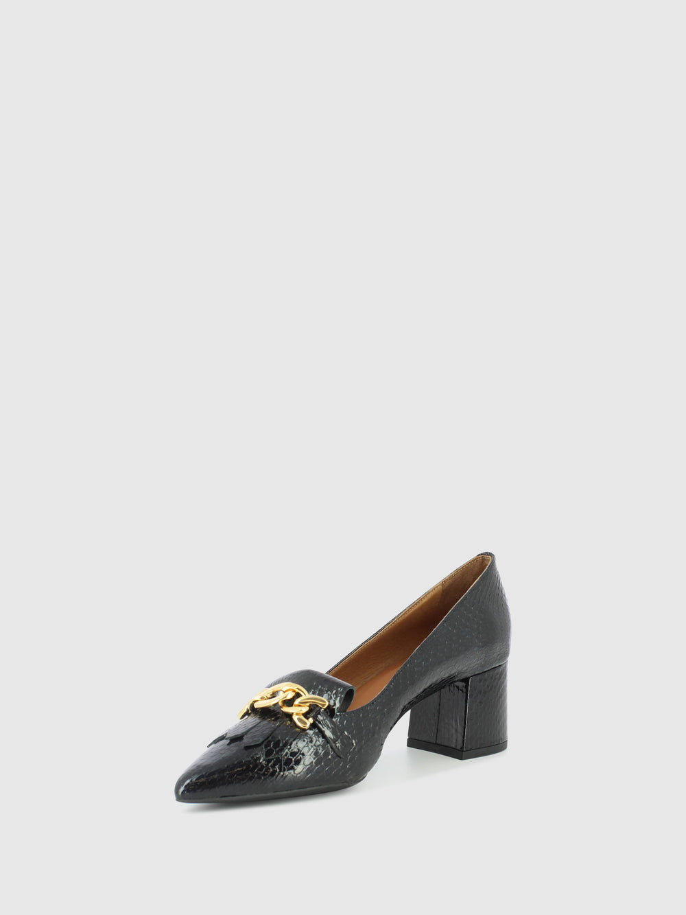 Sapatos com Apliques em Preto