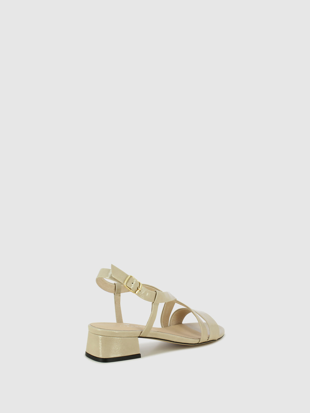 Sandálias com Fivela em Bege