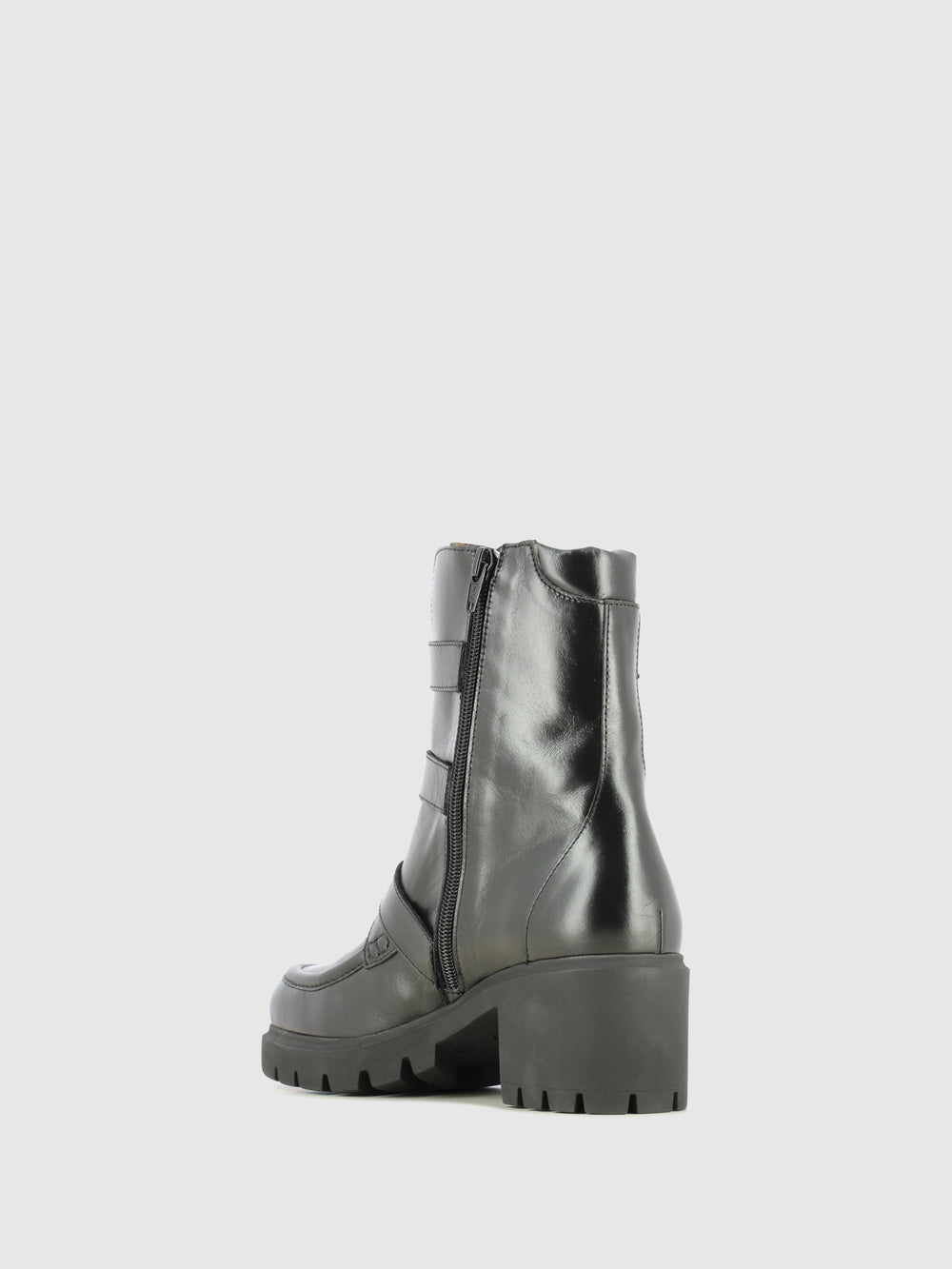 Botins com Fecho em Preto