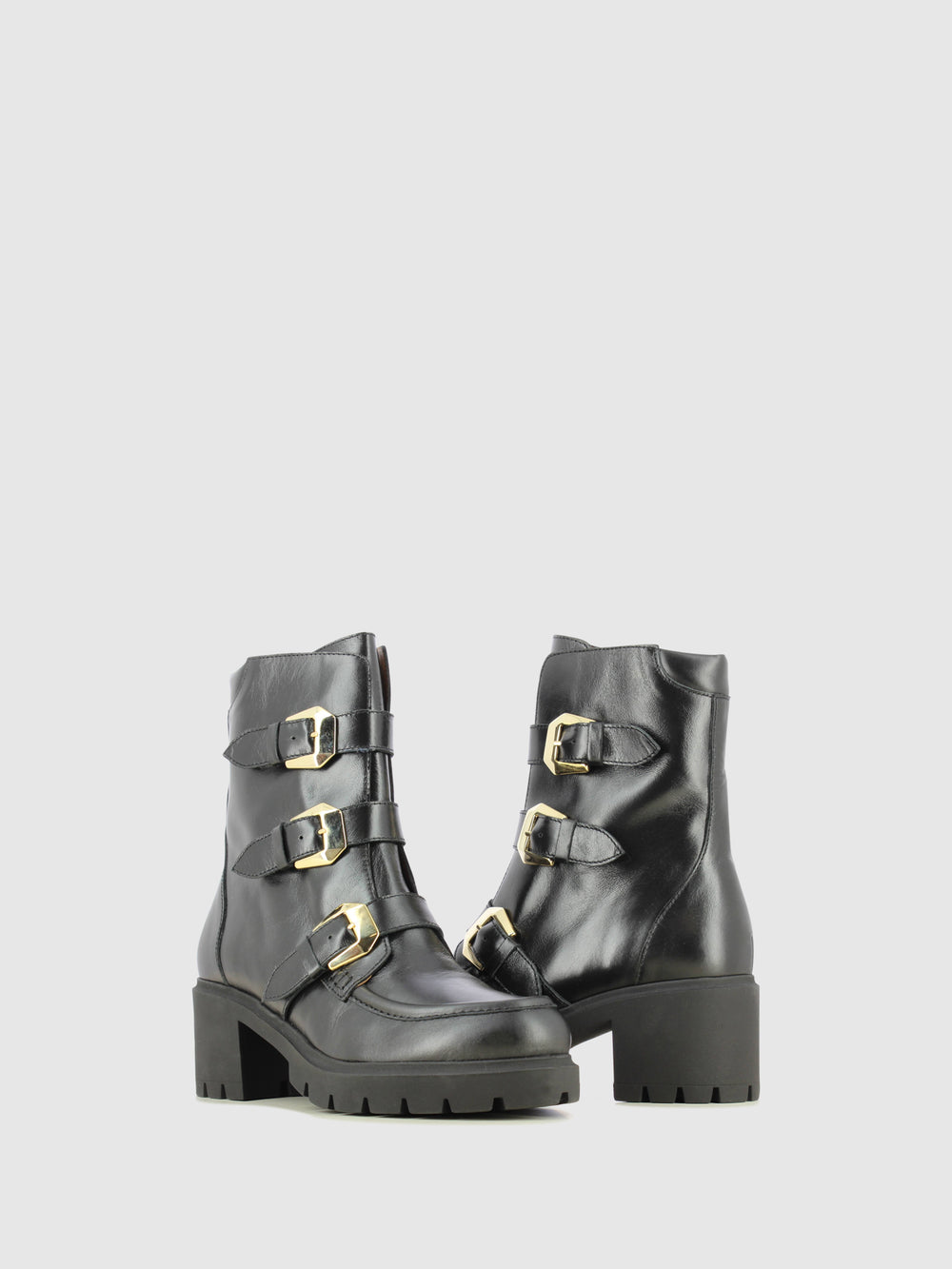 Botins com Fecho em Preto