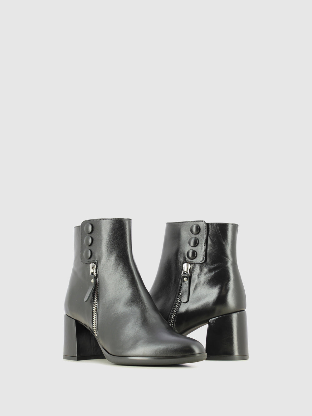 Botins com Fecho em Preto