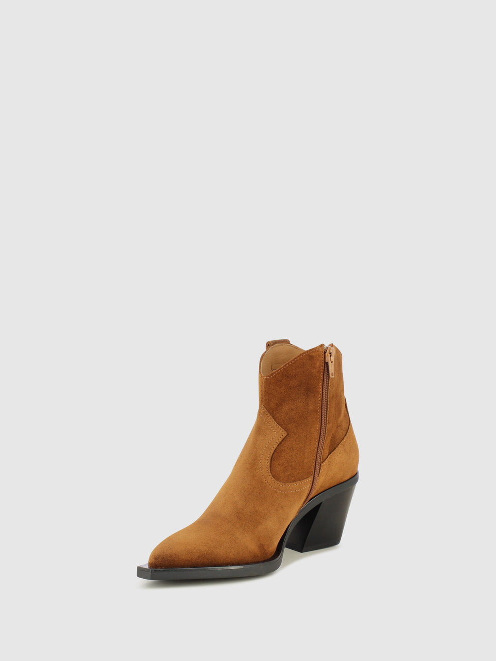 Botins com Fecho em Camel