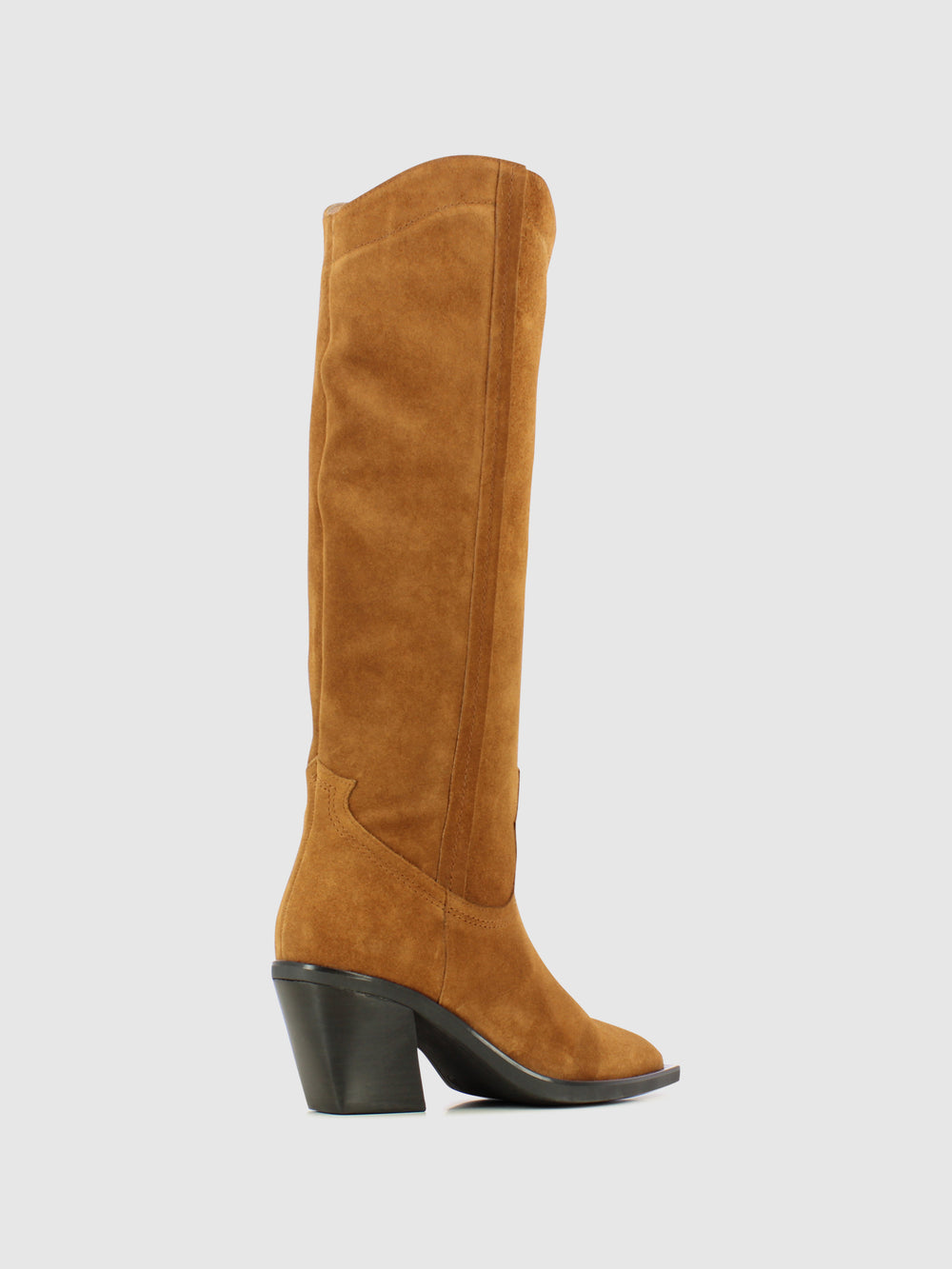 Botas com Fecho em Cognac