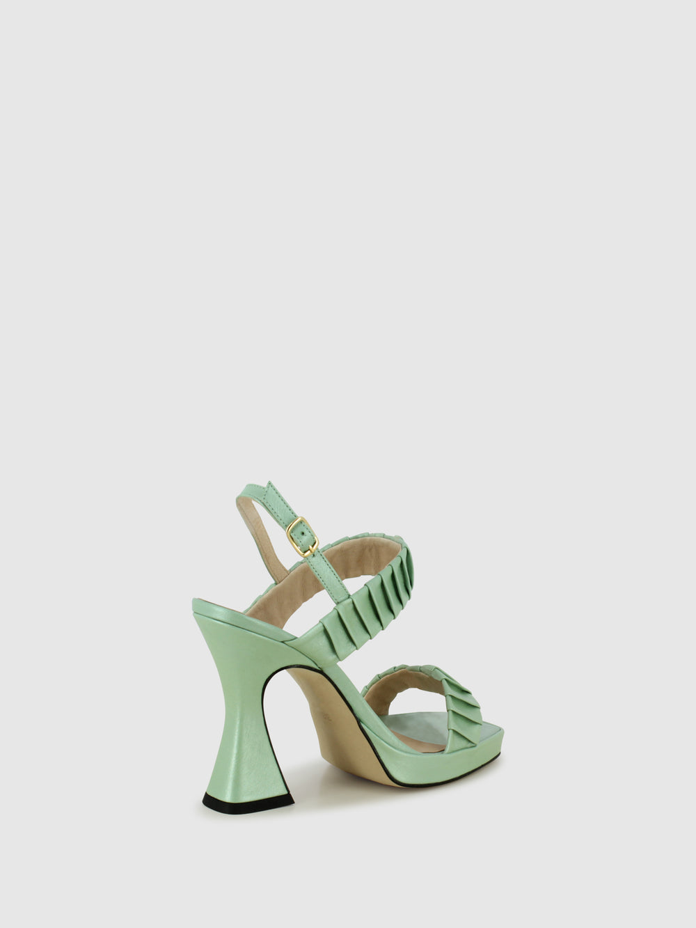 Sandálias com Fivela em Verde