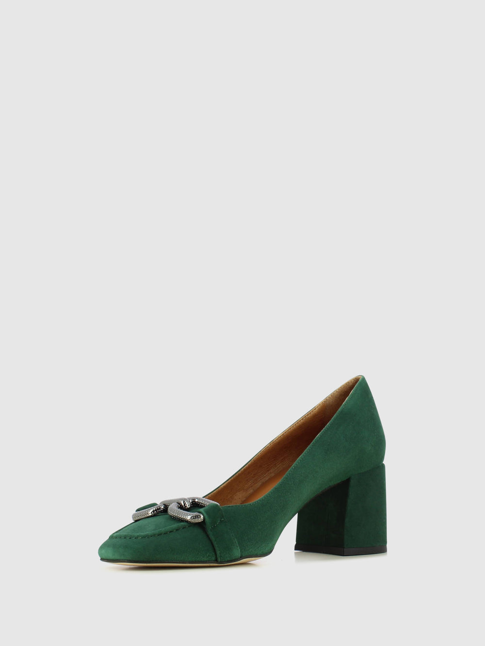 Sapatos com Apliques em Verde