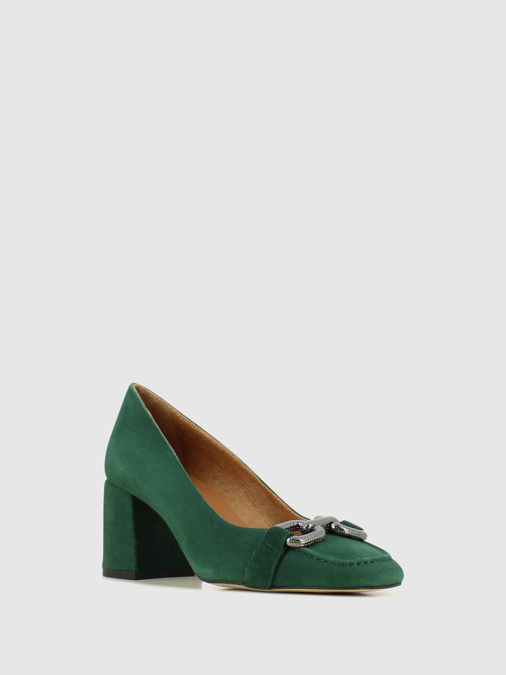 Sapatos com Apliques em Verde