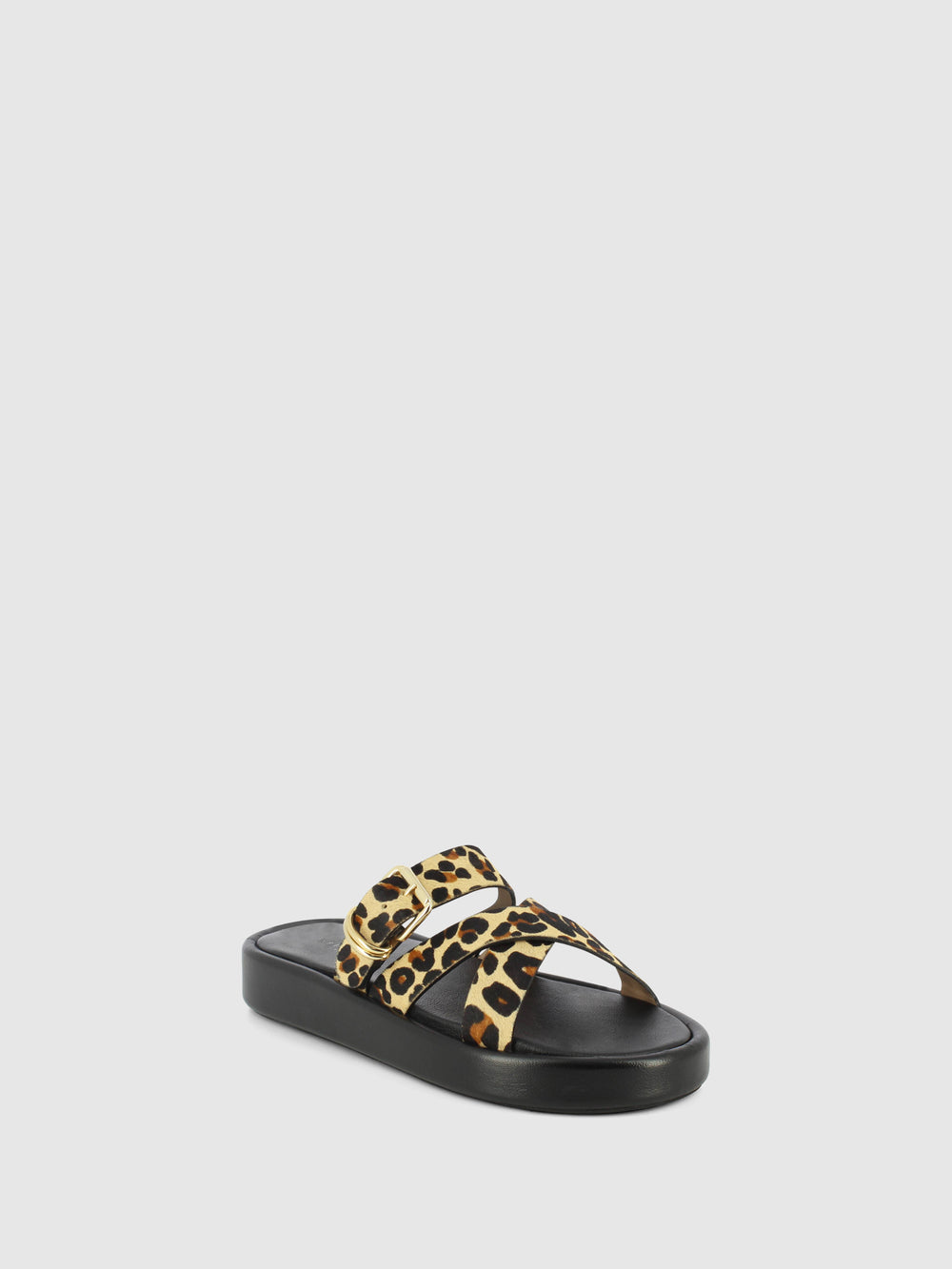 Chinelos de Plataforma em Leopardo