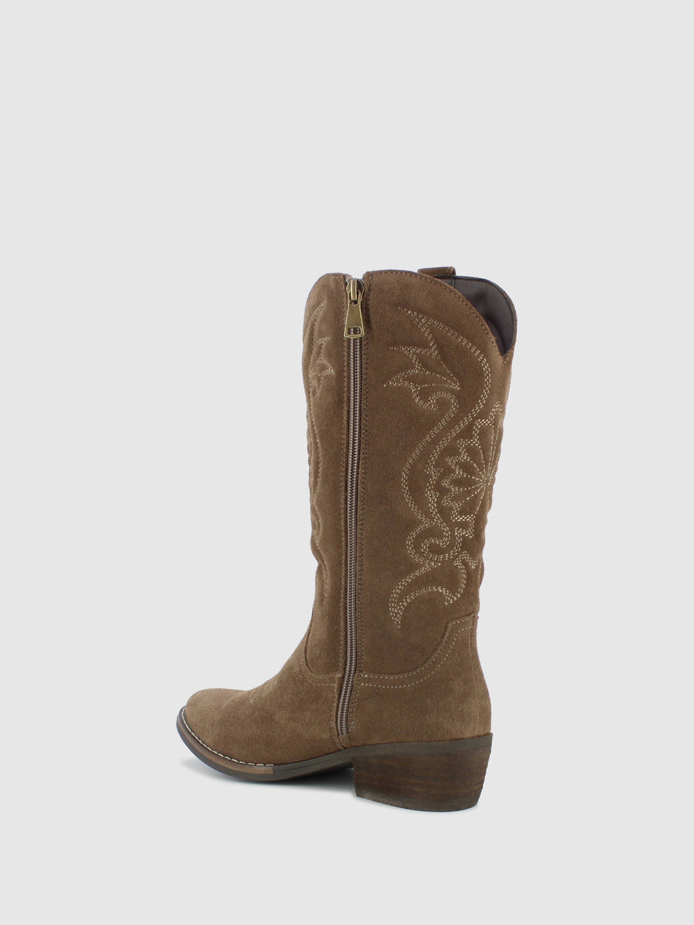 Botas Texanas em Taupe