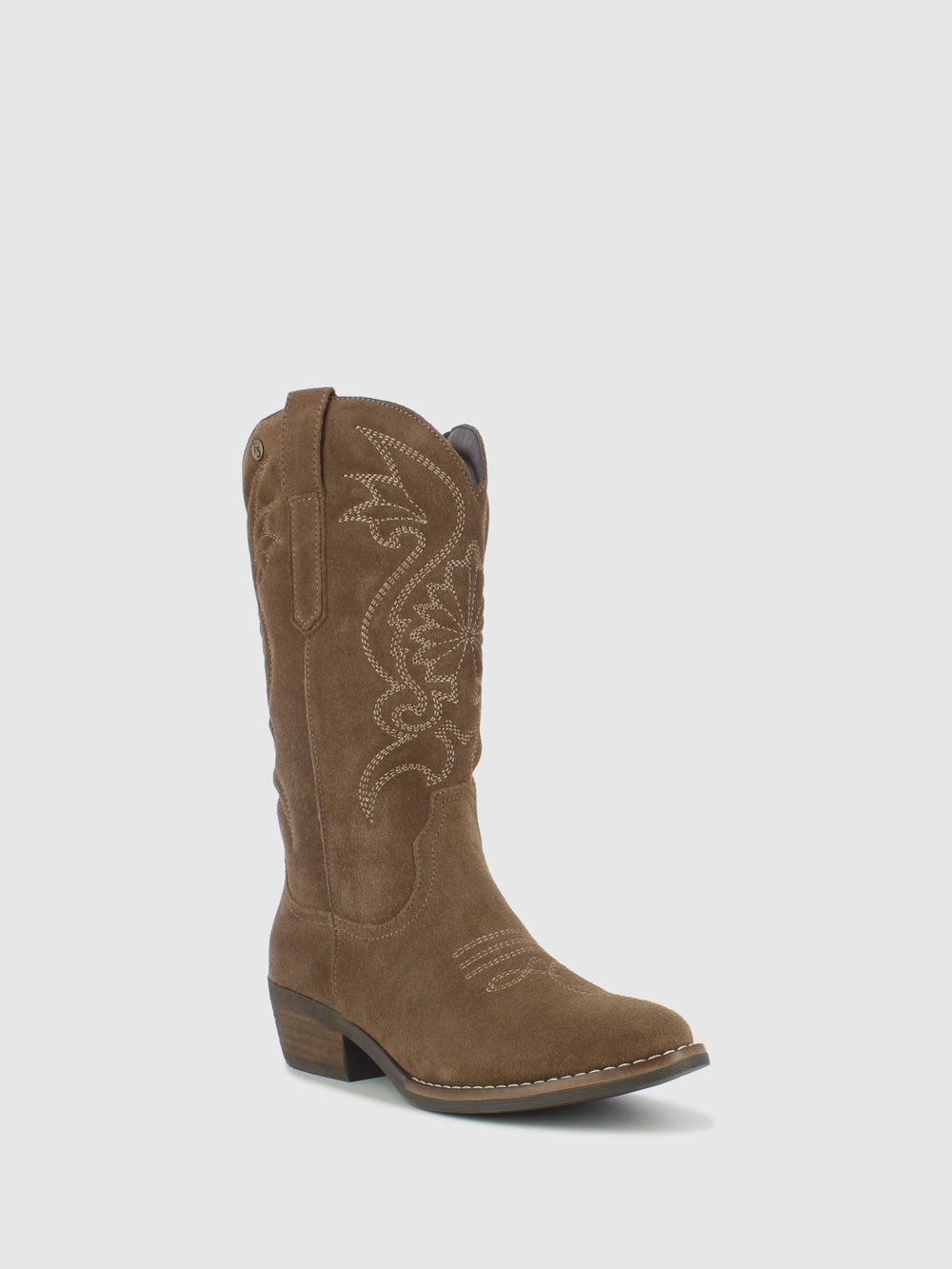 Botas Texanas em Taupe