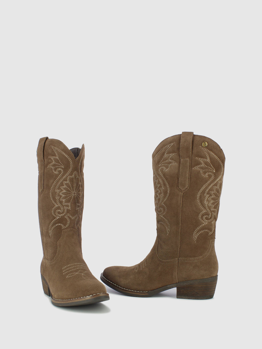 Botas Texanas em Taupe