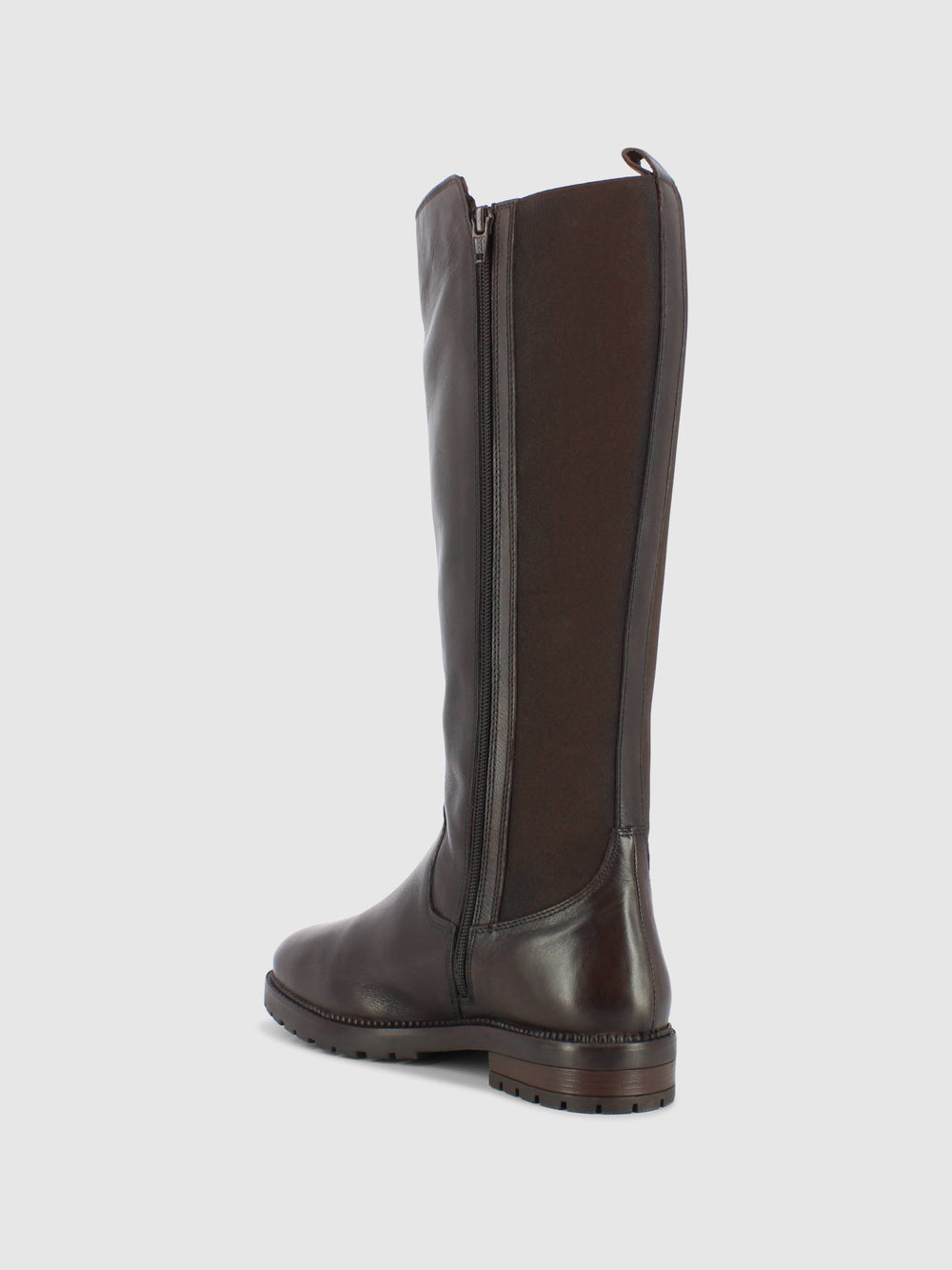 Botas com Fecho em Castanho