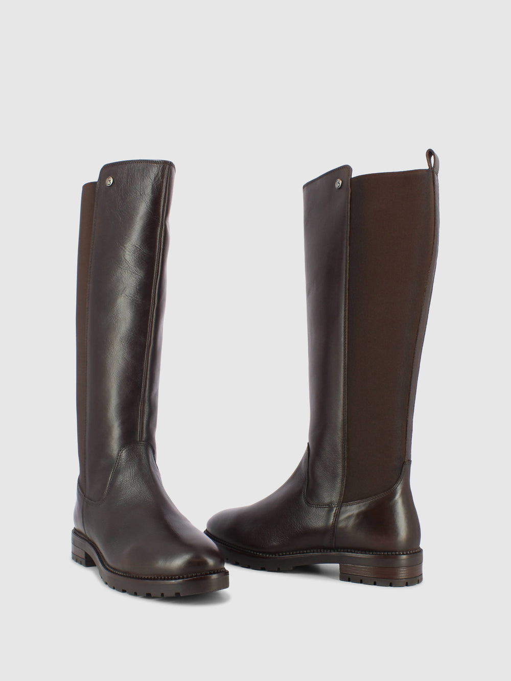 Botas com Fecho em Castanho