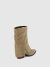 Botas com Fecho em Taupe