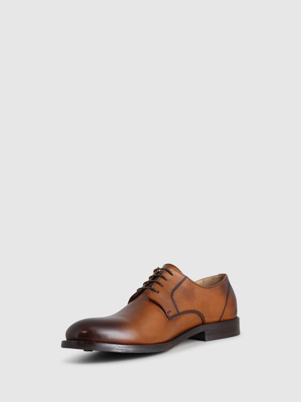 Sapatos com Atacadores em Cognac