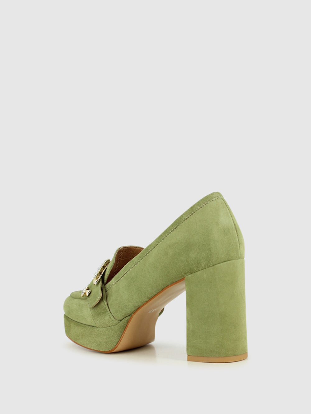 Sapatos de Plataforma em Verde
