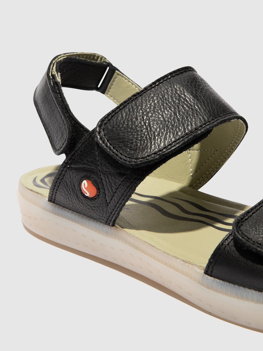 Sandálias com Velcro INDU753SOF BLACK