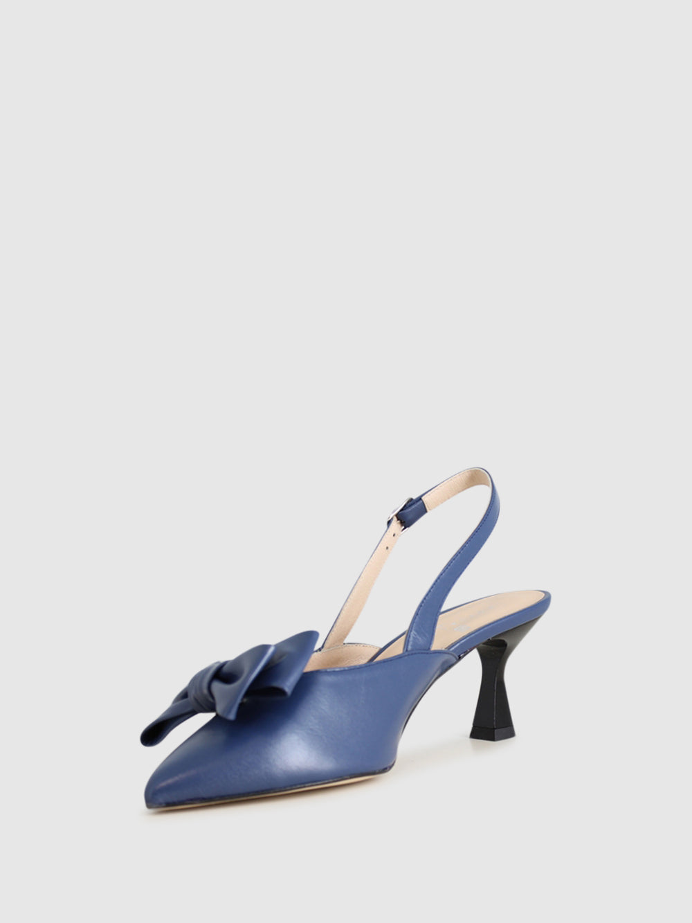 Sandálias de Salto em Azul Marinho