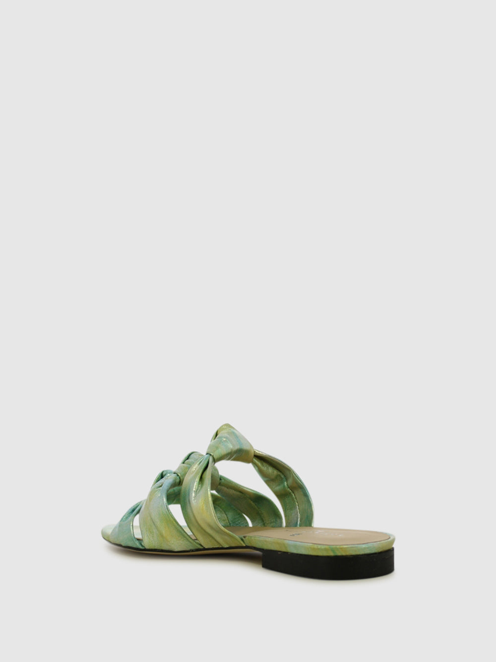 Sandálias Rasas em Verde
