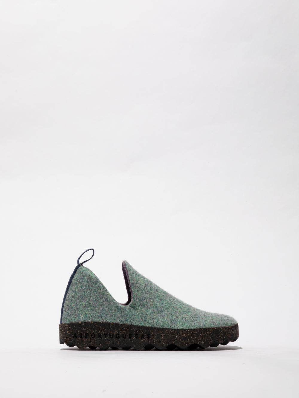 Sapatos com Ponta Redonda em Verde
