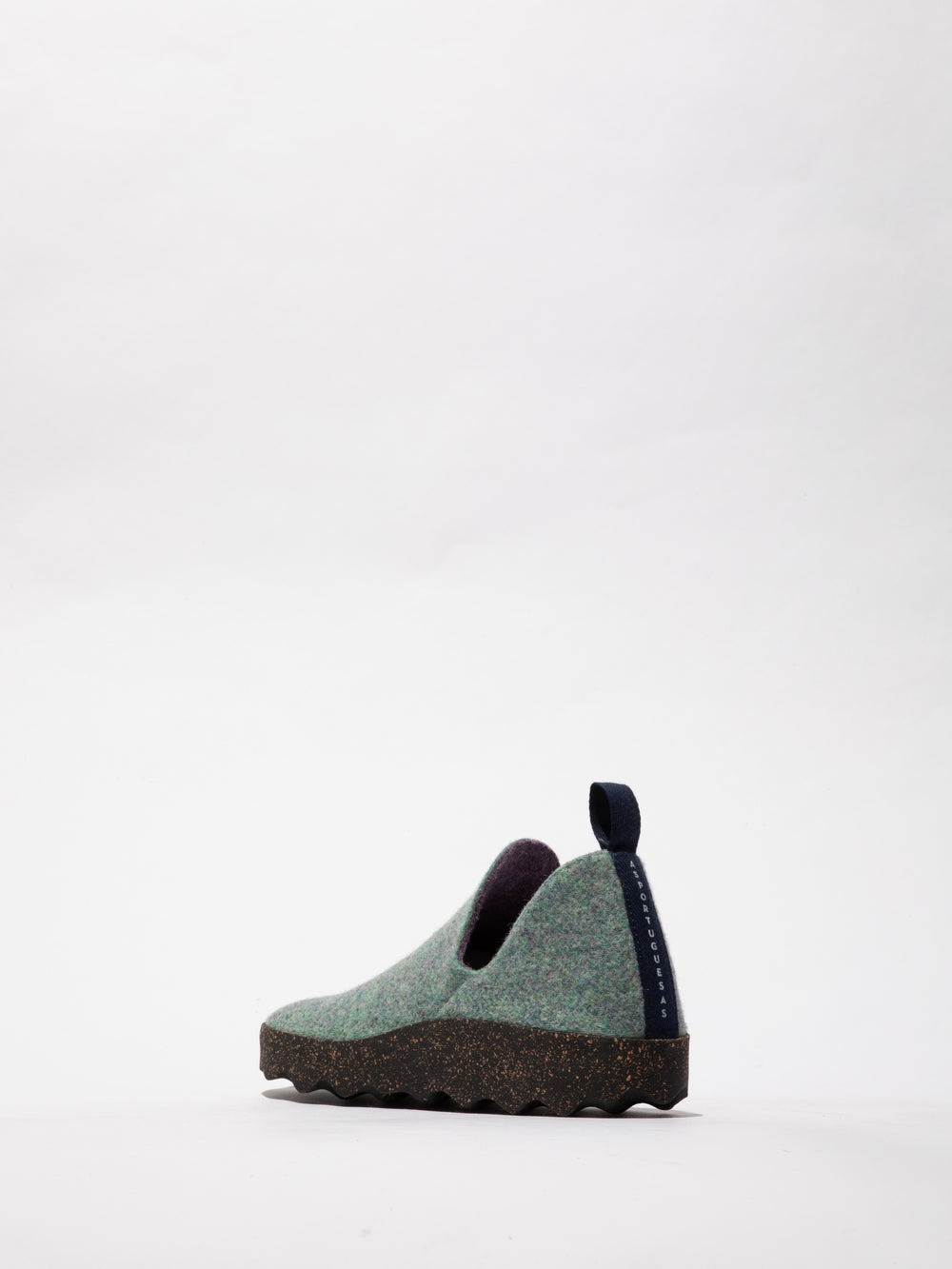Sapatos com Ponta Redonda em Verde
