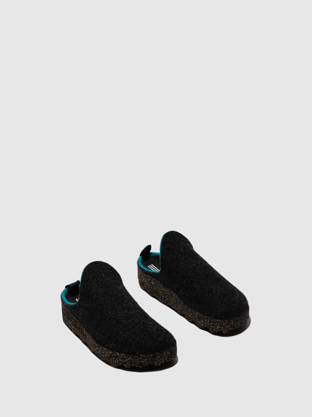 Mules Slip-on em Antracite